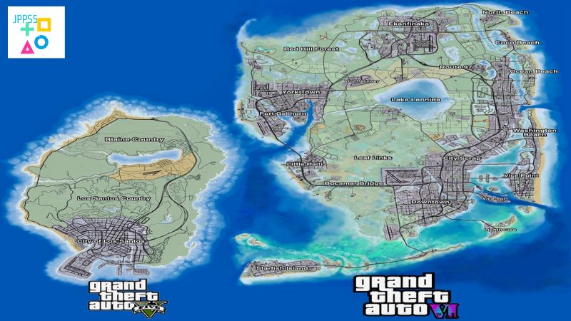 GTA 6のマップとステージのリーク情報
